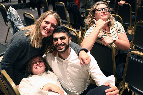 Students in the audience